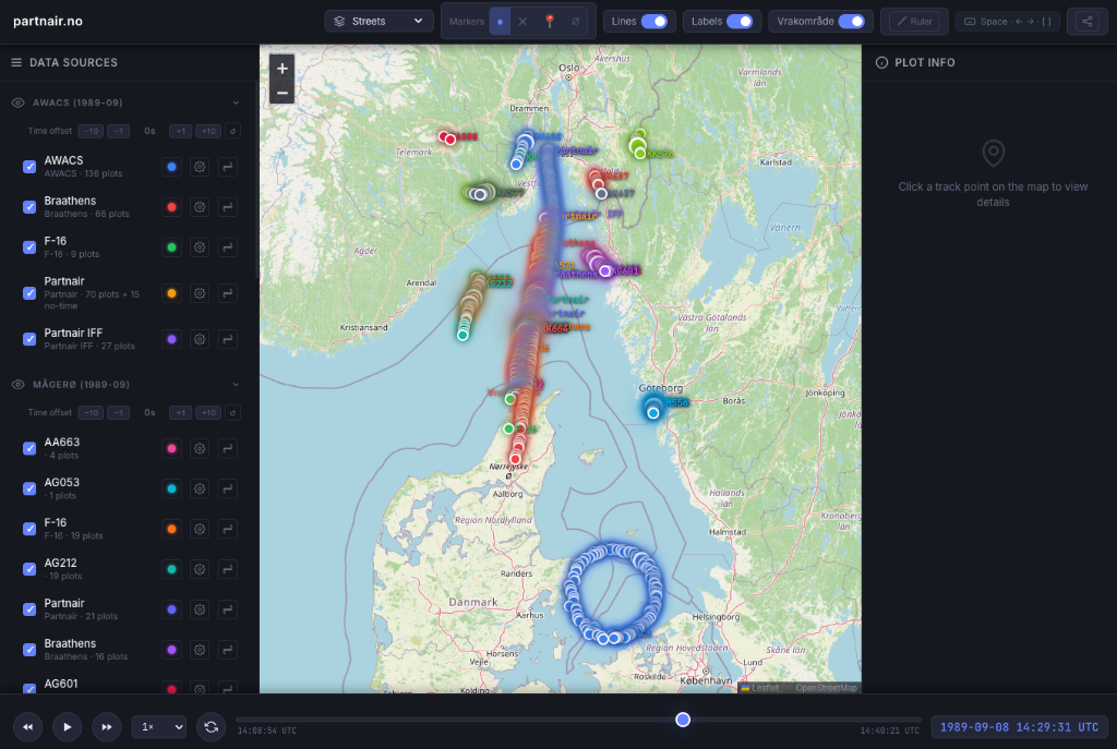 Radarverktøy – interaktiv visualisering